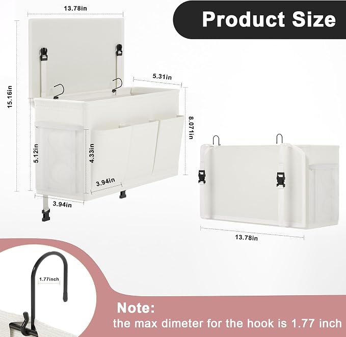 Bedside Caddy Storage Organizer - Image 4