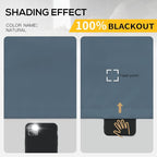 Yakamok 100% Blackout Curtains for Bedroom 84 Inch Length, Light Blocking Drapes - Image 2