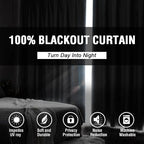 H.VERSAILTEX Energy Efficient 100% Blackout Curtains 90" Length - Image 2
