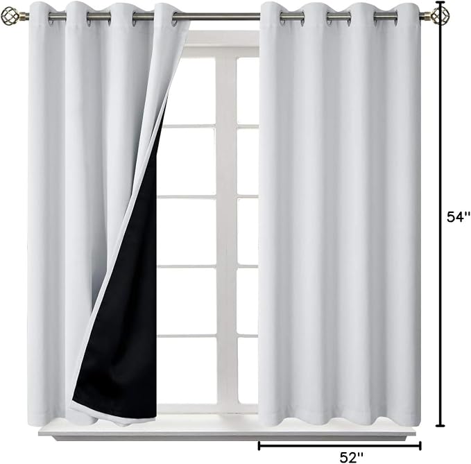 BGment Short Blackout Curtains 54 Inch Length - Image 9