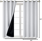 BGment Short Blackout Curtains 54 Inch Length - Image 9