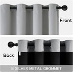 Yakamok Light Grey Blackout Curtains 90 inches Long - Image 6
