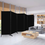 Room Divider 6FT Folding Privacy Screens, 6 Panel Partition Room Dividers | - Image 5