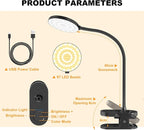 Rechargeable Clip on Light for Bed, 97 LED Cordless Reading Lamp - Image 8