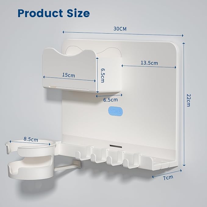 Floating Shelves for Bedside Shelf, Stick On Accessories Organizer, Dorm Room - Image 2