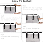 Bedside Caddy, Hanging Under Bed Storage Organizer Bag - Image 5