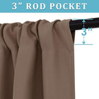RYB HOME Short Blackout Curtains - Image 2