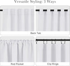 PONY DANCE Kitchen Curtains White - Image 5