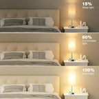 White Touch Bedroom Table Lamp - Image 5