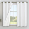 YoungsTex Linen 100% Blackout Curtains 54 Inch Length by YoungsTex