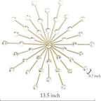 ZEXUIRU 3 Set Gold Starburst Wall Art - Image 6