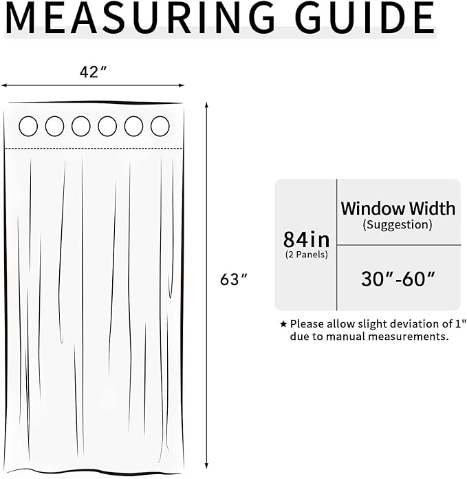 Easy-Going Thermal Grommet Blackout Curtains, 2 Panels 42x63 in, Camel | - Image 7