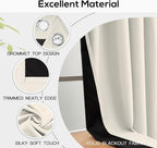 Yakamok Cream Blackout Curtains 72 inches Long - Image 4