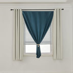 AJAZZ 100% Window Blinds Blackout Portable Black Out Curtains Adhesive Curtains - Image 7
