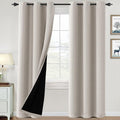 H.VERSAILTEX Oatmeal Blackout Curtains by HVERSAILTEX