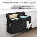 Dependable Industries inc. Essentials 7 Pocket Bedside Caddy Organizer - Image 4