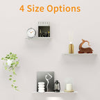 MKO 20" Floating Shelves for Wall, Long Metal Wall Mounted Shelf for Bathroom - Image 9