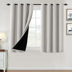 H.VERSAILTEX Oatmeal Blackout Curtains by HVERSAILTEX