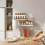 Bedside Wall Organizer, Floating Bedside Shelf Wall Mount - Image 8