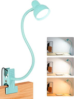 Clip on Reading Light for Bed 3 Color Modes Teal | 10 Brightness Dimmable - Image 7