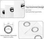 Easy-Going Blackout Curtains for Bedroom, Solid Thermal Insulated Grommet and - Image 4