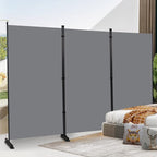 3 Panel Folding Room Divider, Indoor Privacy Screen Space Separator | 6ft by YASRKML