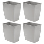 iDesign Small Plastic Bathroom Trash Can, Slim Rectangle - Image 8