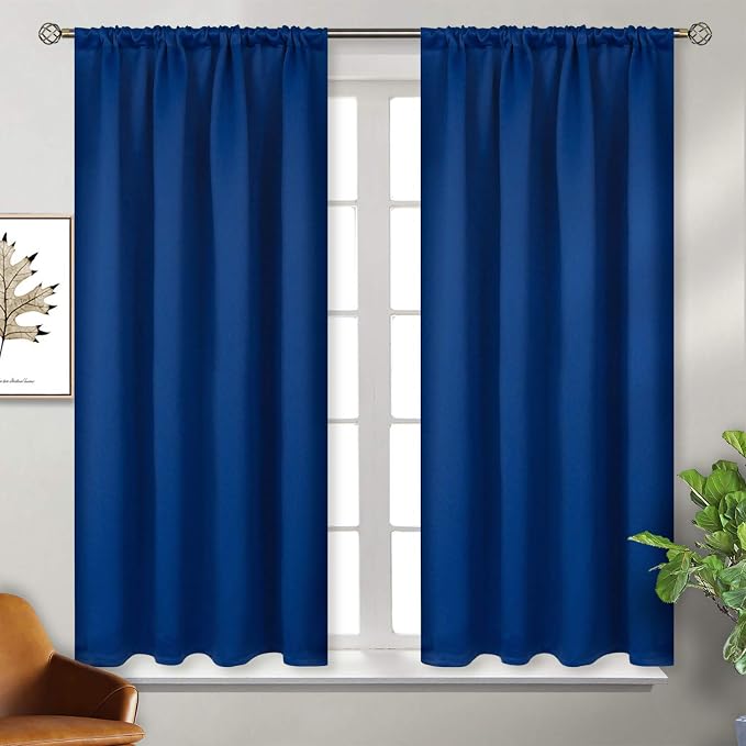 BGment Short Blackout Curtains for Bedroom 45 Inch Length by BGment