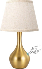 16.1" Touch Table Lamp for Nightstand, 3 Way Dimmable Small Bedroom Lamp | - Image 8