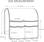 Sofa Armrest Organizer Non-Slip Arm Chair Hanging Caddy Remote Control Holder - Image 4