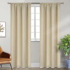 BGment Beige Blackout Curtains 84 Inches Length by BGment