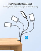 TROND LED Desk Lamp with Clamp, 6000K Daylight, Flexible Gooseneck on Light | - Image 6