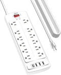 ALESTOR 20 Ft Surge Protector Power Strip by Alestor
