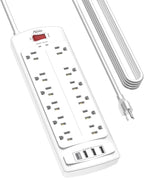 ALESTOR 20 Ft Surge Protector Power Strip by Alestor