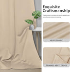 Easy-Going Thermal Grommet Blackout Curtains, 2 Panels 34x84 in, Noise Reduction - Image 5