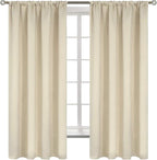 BGment Beige Room Darkening Curtains by BGment