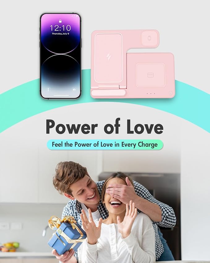 GETPALS Wireless Charger iPhone Charging Station - Image 9
