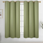 Diraysid Sage Green Grommet Blackout Curtains by Diraysid%2C+refresh+your+life