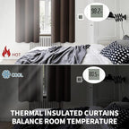 BGment Brown Blackout Curtains 48 Inches Long - Image 3