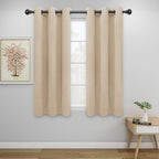 Easy-Going Thermal Grommet Blackout Curtains, 2 Panels 34x54 in, Noise Reduction by Easy-Going