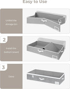 StorageWorks 7 Inch Low Profile Under Bed Storage Containers - Image 8