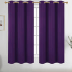 Diraysid Purple Grommet Blackout Curtains by Diraysid%2C+refresh+your+life
