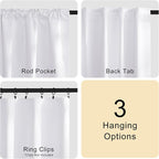 NICETOWN 100% Blackout Window Curtains - Image 5