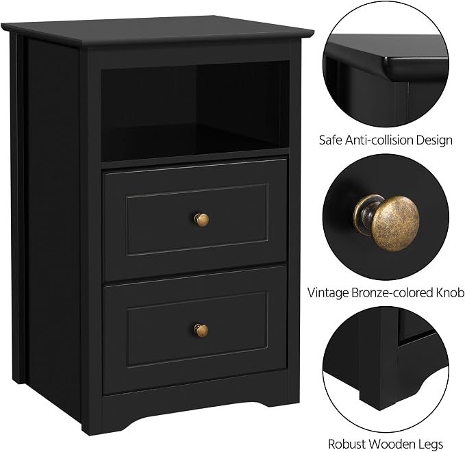Yaheetech Tall Nightstands Set of 2 - Image 7