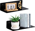 9 Inch Acrylic Floating Shelf No Drill Adhesive Wall Shelf Set of 2 by LUIUM