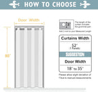 ChrisDowa Blackout Door Curtains - Image 7