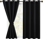 DWCN Black Blackout Short Curtains - Image 7