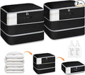 2 Pack Compression Storage Bags - 110L Large Capacity Comforter Storage Bag by Homsorout