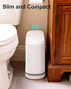 2.3 Gallon Slim Small Bathroom Trash Can - Image 2