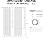HOMEIDEAS Cream Beige Blackout Curtains - Image 6